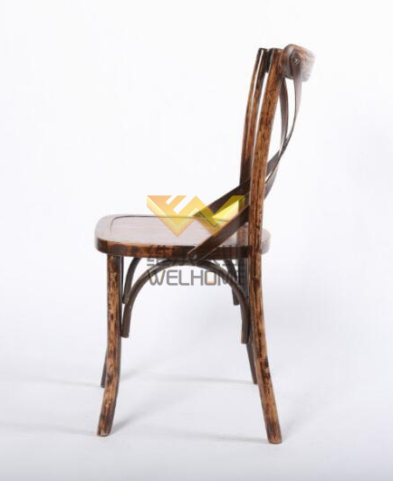  Cross back dining chair for restaurant / home